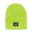 Caterpillar Label Cuff Beanie, One Size, Hi-Vis Yellow, 1090026-12130-OS
