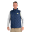 CAT Lightweight Insulated Vest - Mens, Detroit Blue-Hi Vis Yellow, XL, 1320055-12895-XL