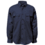 Caterpillar Flame Resistant Work Shirt With Stretch Panels, FR Navy, 2XL 1610002-57E-2XL