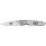 Caterpillar Hi Tech Linerlock Folding Knife,Stainless Blade, Stainless Handle CAT77