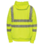 Caterpillar Hi Vis Full Zip Lined Sweatshirt, Hi-Vis Yellow, Medium 1910804-407-M