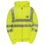 Caterpillar Hi Vis Full Zip Lined Sweatshirt, Hi-Vis Yellow, Medium 1910804-407-M