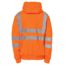 Caterpillar Hi Vis Full Zip Lined Sweatshirt, Hi-Vis Orange, Medium 1910804-607-M