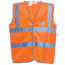 Caterpillar Printed Hi-Vis Vest, Hi-Vis Orange, Medium/Large 1322024-607-M/L