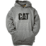 Caterpillar Trademark Hooded Sweatshirt, Dark Heather Grey, Medium W10646-004-M