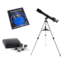 Celestron PowerSeeker 70AZ Telescope w/ PowerSeeker Accessory Kit 94306 and Sky Maps Chart Reference Guide 93722
