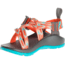 Chaco ZX1 Ecotread Sandal, Kids, Zigzag Coral, Medium, 10 US J180010