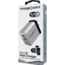 Chargeworx Wall Charger, 2 USB Ports, Silver, CHA-CX3072SL