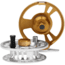 Cheeky Fishing Limitless 325 Fly Reel, Orange/Silver, 2-4 wt, 3.25 in diameter, C-LIM-325-ROS
