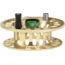 Cheeky Fishing Limitless Spare Spool, 3.75in, Green/Gold, C-LIM-375-SGG