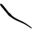 Chompers Drop Shot Worm, 1, 4in, Dark Melon Pepper, DS410-9