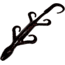 Chompers Lizard Creature Bait, 1, 6in, Black/Red Flake, L6S9-13