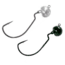 Chompers Wobblehead Football Jig 7/16 oz - 2 Pack, Green Pumpkin, WHFJ716GP