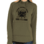 Christensen Arms Classic Eagle Hoodie - Womens, Army Green, S, 730-CA119-30-01-202-02