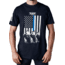 Christensen Arms Flag Blue Line T-Shirt - Mens, Extra Large, Black, 720-00043-03