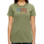 Christensen Arms Flag Silhouette SS Tee - Womens, Light Olive, XL, 730-CA099-40-01-204-05