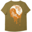 Chrome Industries Chicken In A Biscuit Short Sleeve Tee Womens Fit 095E5C38, Olive Branch, LG, AP-517-OLBR-NA-LG