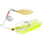 CHUBBS Min-Spin, 3/16oz, Tandem, Chart/White, YCS316D-CW