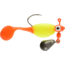 CHUBBS Panfish Paddle Shad, 3 Pack, 1/16 oz, #4 Hook, Orange + Chart/Orange, YPS116-OCO