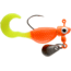 CHUBBS Panfish Wiggler, 3 Pack, 1/16 oz, #4 Hook, Orange + Orange/Chart, YWG116-OOC