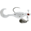 CHUBBS Panfish Wiggler, 3 Pack, 1/16 oz, #4 Hook, White + Clear/White, YWG116-WCW