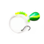 CHUBBS Walleye Rig, 2 Hooks, 60in Length, Chart/Green Stripe, YSC3D-52