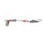 Clarkspoon Clark Caster, w/#00 Silver ClarkSpoon, 2/0 Hook, 2in Blade, 1/4oz, Chrome, CC14-00RBMS