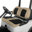 Classic Accessories Fairway Golf Cart Neoprene Bench Seat Cover, Black/Khaki 4010576