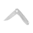 CobraTec Knives Ace Folder Knife, 3.25in, Bohler M390, Drop Point Blade, Silver, CTTACEM390