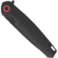 CobraTec Knives Rath Folding Knife, 3.5 in, D2 Steel, Straight Back Blade, G10, Black, CTRATHBLK