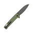 CobraTec Knives Rhino Folding Knife, 3.375in, D2 Stonewashed, Green, CTGRNRHINO