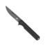 CobraTec Knives Streamline Folding Knive, 3.5in, D2 Stonewash, G-10, Black, CTBLKG10SL