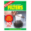 Coghlans One Cup Coffee Filters Pkg 40 733558