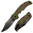 Cold Steel Recon 1 Clip Plain Knife, Green/Silver, 9 3/8in, CS-27TLCVG
