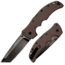 Cold Steel Recon 1 Tanto Plain Knife, Brown/Silver, 9 3/8in, CS-27TLTVF