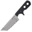Cold Steel Mini Tac Tanto 6.75in Serrated Fixed Blade Knife, Black/Silver, 6.75in, CS-49HTFSZ