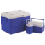 Coleman 3 Piece Cooler Combo, 36  Quart Cooler, 5  Quart Cooler, .3 Gal Jug, Blue 6281A758G