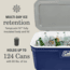 Coleman 316 Series 150-Quart Hard Cooler, Twiling/Red/White, CM1010810001-52