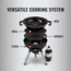 Coleman 4-in-1 Portable Propane Gas Cooking System, Black, 2000035015
