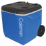 Coleman 45 Quart Wheeled Cooler, 5888, Blue / White / Dark Gray, Holds 70 Cans 3000002557