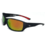Coleman Adventurer Sunglasses, Matte Black Frame, Red Revo Lens Lens, Polarized, C6051-C2