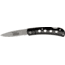 Coleman Arete Black Folding Knife, 2in, StainlessDrop Point, Black Aluminum Handle CMN1048
