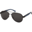 Coleman Classic Sunglasses, Black Metal/Blue-Black Temples Frame, Smoke Lens Lens, Polarized, C6063-C1