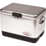 Coleman Cooler, 54 Quart, Stainless Steel 187895