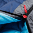 Coleman Dexter Point 30 Sleeping Bag, Contoured Head, Interior Tuck Pocket, Gray / Blue, 78 x 33 in 2000018129