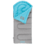 Coleman Dexter Point 30 Sleeping Bag, Contoured Head, Interior Tuck Pocket, Gray / Blue, 78 x 33 in 2000018129