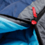 Coleman Dexter Point 40 Tall Sleeping Bag,  Contoured Head, Gray / Green, 82 x 33 in 2000018131
