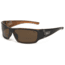 Coleman Grizzly Sunglasses, Shiny Dark Brown Frame, Brown Lens Lens, Polarized, C6030-C2