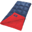 Coleman Heaton Peak 50 Regular Sleeping Bag, Detachable Pillow Sleeve, Blue / Red, 75 x 33 in 2000018510