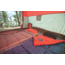 Coleman Heaton Peak 50 Tall  Sleeping Bag, Detachable Pillow Sleeve, Blue / Red, 79 x 33 in 2000018513